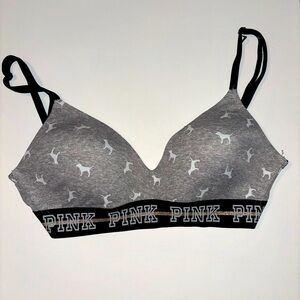 VS PINK Wear Everywhere Wireless Bra 34C